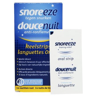 Snoreeze keelstrips