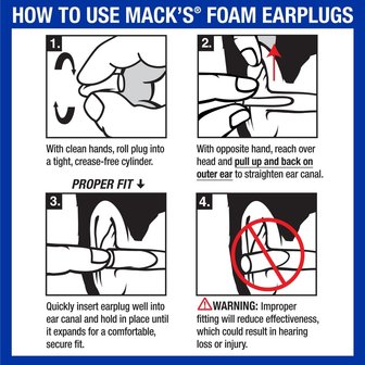 Mack's ultra soft oordopjes 10 paar
