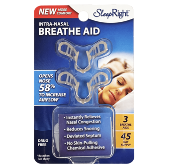 Sleepright nasal breath aid pack 3 neusspreider