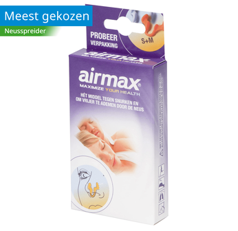 Airmax neusspreider probeerverpakking maat small en medium