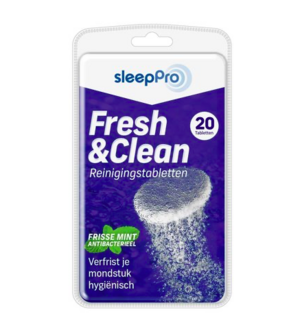 SleepPro Fresh & Clean reinigingstabletten 20 stuks