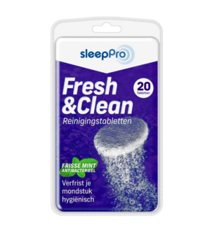 SleepPro Fresh &amp; Clean reinigingstabletten 20 stuks