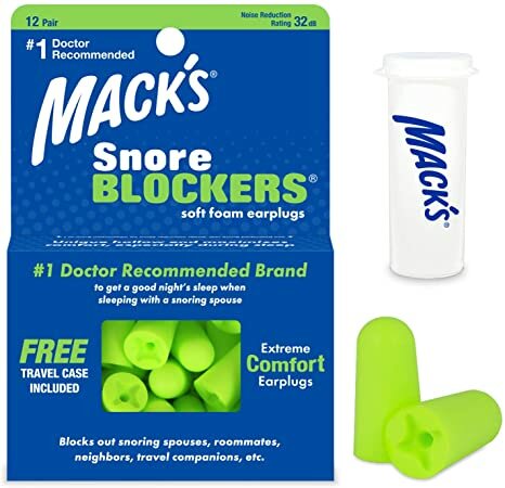 Mack's Snoreblockers Soft Foam Earplugs 12 paar