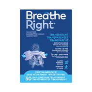 Breathe Right Clear neusstrips voor de gevoelige huid