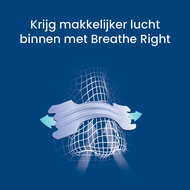 Breathe Right Clear neusstrips voor de gevoelige huid