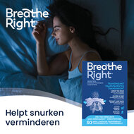 Breathe Right Clear neusstrips voor de gevoelige huid