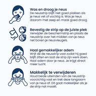 Breathe Right Clear neusstrips voor de gevoelige huid