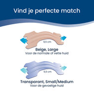 Breathe Right Clear neusstrips voor de gevoelige huid